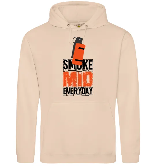 Жіноча толстовка (худі) Smoke mid Пісочний фото