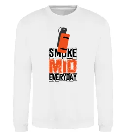 Світшот Smoke mid Білий фото