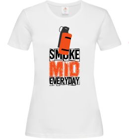 Женская футболка Smoke mid