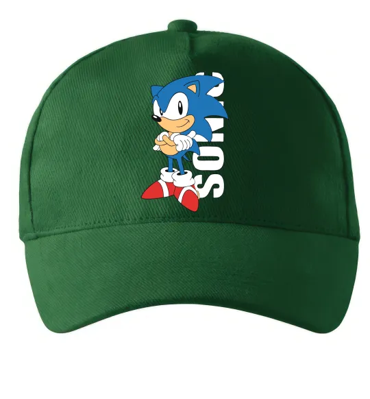 Кепка Sonic retro Темно-зелений фото