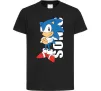 Дитяча футболка Sonic retro Чорний фото