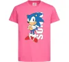 Дитяча футболка Sonic retro Яскраво-рожевий фото