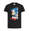 Дитяча футболка Sonic retro Чорний Дитяча футболка Sonic retro Чорний фото