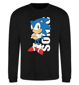 Світшот Sonic retro Чорний фото