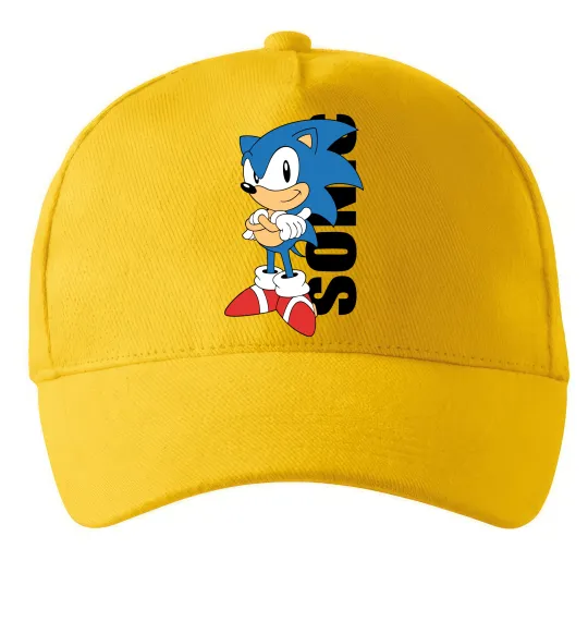 Кепка Sonic retro Сонячно жовтий фото