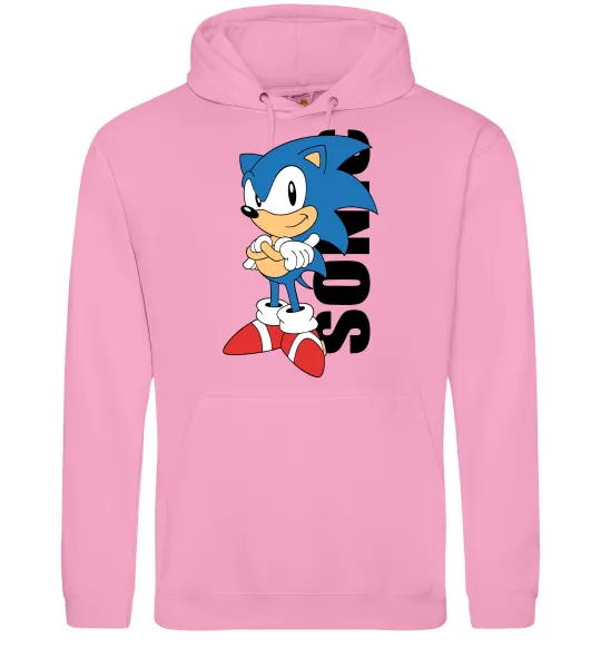 Чоловіча толстовка (худі) Sonic retro Рожевий фото