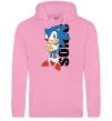 Жіноча толстовка (худі) Sonic retro Рожевий фото