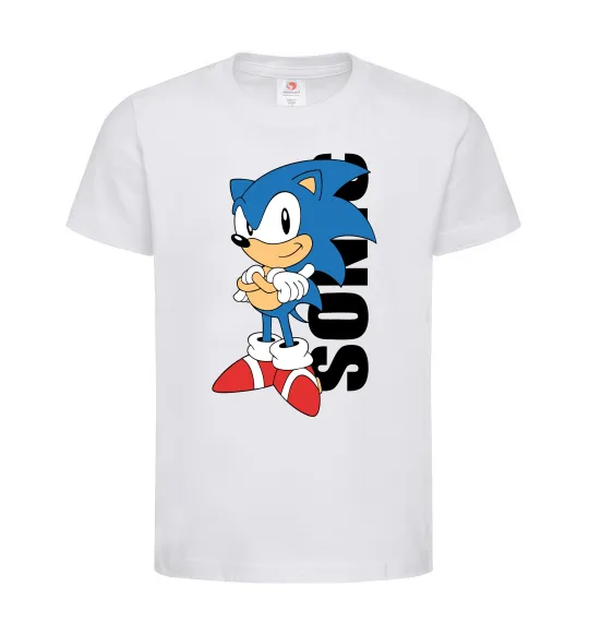 Дитяча футболка Sonic retro Білий фото