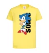 Дитяча футболка Sonic retro Лимонний Дитяча футболка Sonic retro Лимонний фото