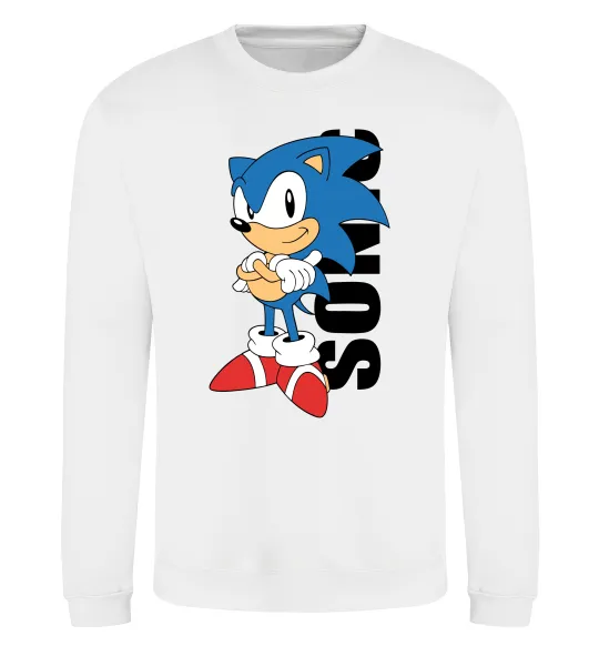 Свитшот Sonic retro Белый фото