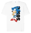 Футболка Оверсайз Sonic retro Білий фото