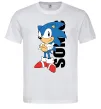 Чоловіча футболка Sonic retro Білий фото