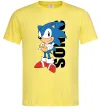 Чоловіча футболка Sonic retro Лимонний фото