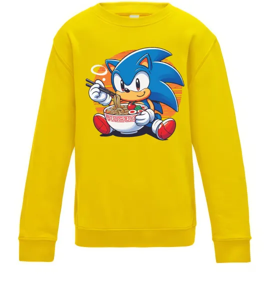 Дитячий світшот Sonic ramen Сонячно жовтий фото
