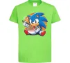 Дитяча футболка Sonic ramen Лаймовий фото