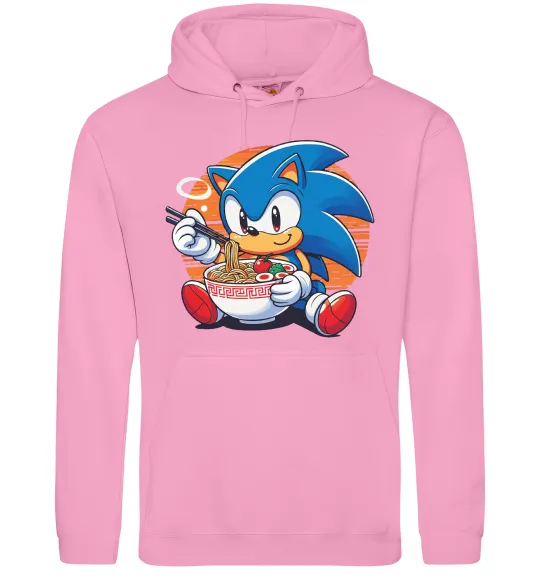 Чоловіча толстовка (худі) Sonic ramen Рожевий фото