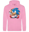 Жіноча толстовка (худі) Sonic ramen Рожевий фото