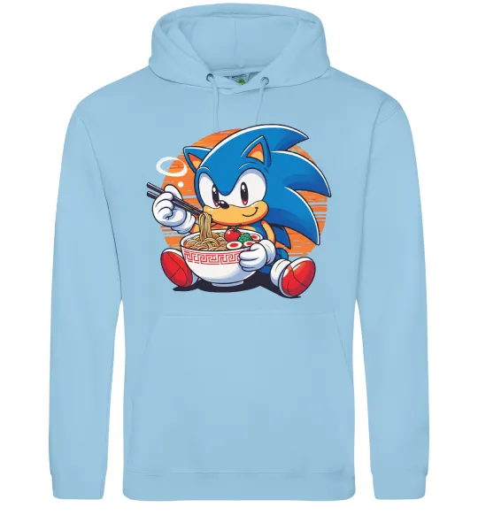 Жіноча толстовка (худі) Sonic ramen Блакитний фото