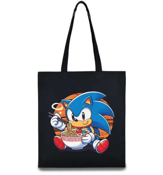 Еко-сумка Sonic ramen Чорний фото