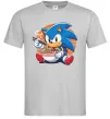 Чоловіча футболка Sonic ramen Сірий фото
