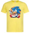 Чоловіча футболка Sonic ramen Лимонний фото