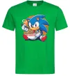 Чоловіча футболка Sonic ramen Зелений фото