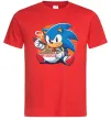 Чоловіча футболка Sonic ramen Червоний фото