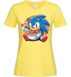 Жіноча футболка Sonic ramen Лимонний фото