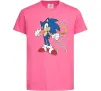 Дитяча футболка Сонік кільце Яскраво-рожевий Дитяча футболка Сонік кільце Яскраво-рожевий фото