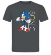 Чоловіча футболка Сонік кільце Графіт фото