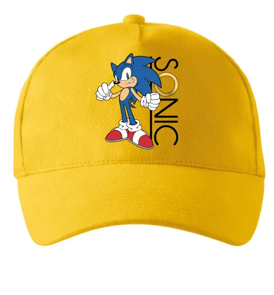 Кепка Сонік кільце Сонячно жовтий фото