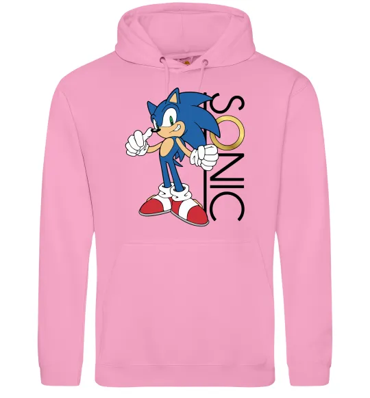 Чоловіча толстовка (худі) Сонік кільце Рожевий фото