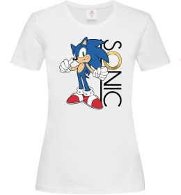 Женская футболка Сонік кільце