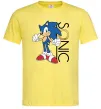 Чоловіча футболка Сонік кільце Лимонний фото