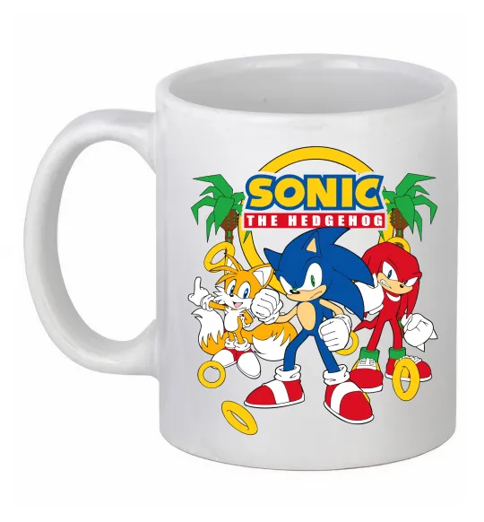 Чашка керамічна Sonic the Hedgehog Білий фото