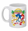 Чашка керамічна Sonic the Hedgehog Білий фото