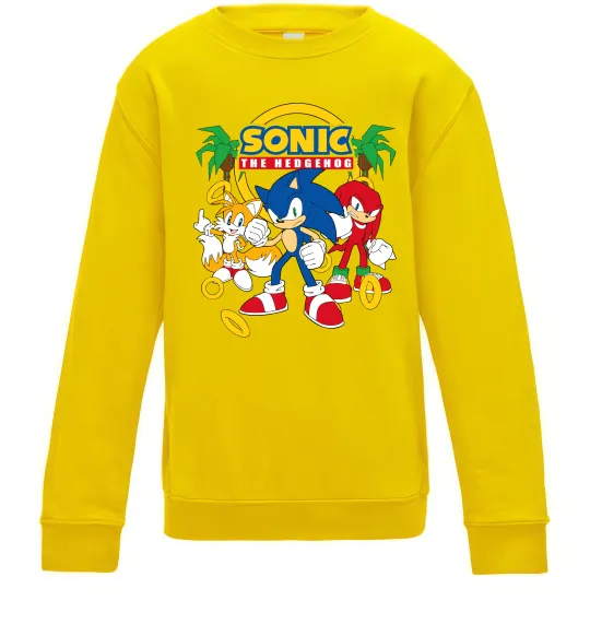 Дитячий світшот Sonic the Hedgehog Сонячно жовтий фото
