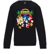 Дитячий світшот Sonic the Hedgehog Чорний фото