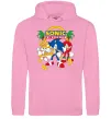 Чоловіча толстовка (худі) Sonic the Hedgehog Рожевий фото