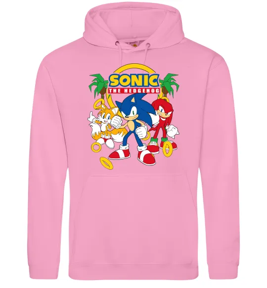 Жіноча толстовка (худі) Sonic the Hedgehog Рожевий фото