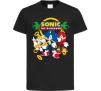 Дитяча футболка Sonic the Hedgehog Чорний фото