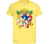 Дитяча футболка Sonic the Hedgehog Лимонний фото