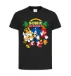 Дитяча футболка Sonic the Hedgehog Чорний Дитяча футболка Sonic the Hedgehog Чорний фото