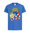 Дитяча футболка Sonic the Hedgehog Яскраво-синій Дитяча футболка Sonic the Hedgehog Яскраво-синій фото