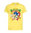 Дитяча футболка Sonic the Hedgehog Лимонний Дитяча футболка Sonic the Hedgehog Лимонний фото
