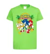 Дитяча футболка Sonic the Hedgehog Лаймовий Дитяча футболка Sonic the Hedgehog Лаймовий фото
