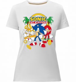 Жіноча преміум футболка Sonic the Hedgehog Жіноча преміум футболка Sonic the Hedgehog