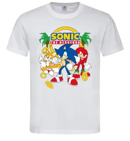 Чоловіча футболка Sonic the Hedgehog Білий фото