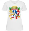 Жіноча футболка Sonic the Hedgehog Білий фото