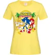 Жіноча футболка Sonic the Hedgehog Лимонний фото